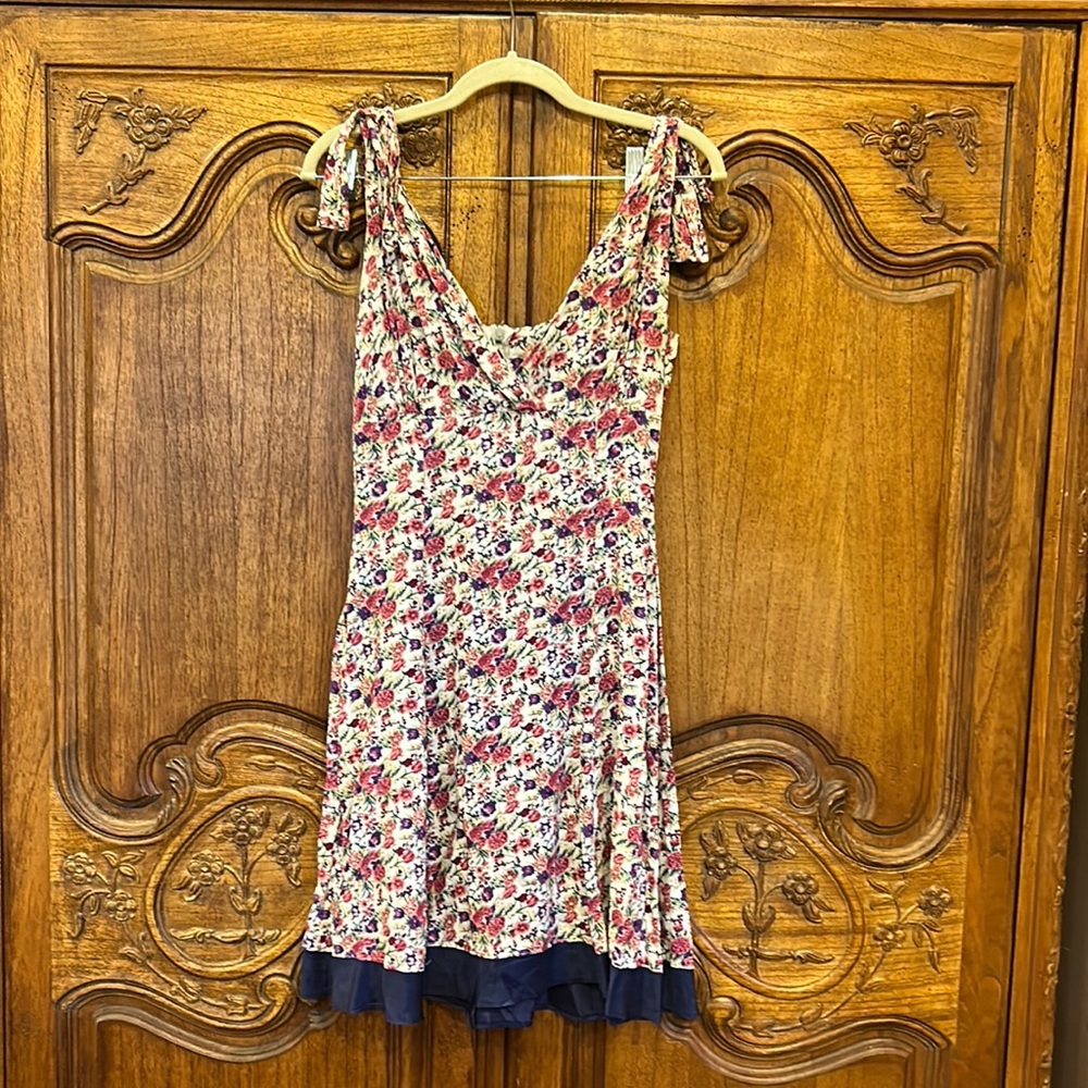 Floral fit and flare dress